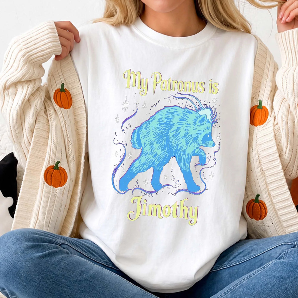 Personalized Magical Creature T-Shirt Custom Name Fantasy Bear Halloween Tee