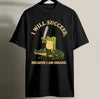 I Will Succeed Because I Am Insane Funny Frog Riding Crocodile Graphic Tee