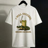I Will Succeed Because I Am Insane Funny Frog Riding Crocodile Graphic Tee