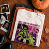 Hot Ghoul Summer Retro Graphic Tee Spooky Summerween Pool Party Shirt for Women