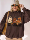 Tis The Season Ghost Football T-Shirt Spooky Fall Sports Tee for Women