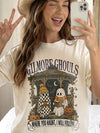 Gilmore Ghouls Where You Haunt I Will Follow T-Shirt Spooky Ghost Couple Halloween Tee