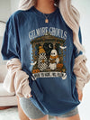 Gilmore Ghouls Where You Haunt I Will Follow T-Shirt Spooky Ghost Couple Halloween Tee