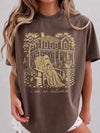 I Am An Autumn Ghost Reading T-Shirt Cozy Fall House Aesthetic