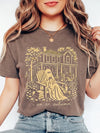 I Am An Autumn Ghost Reading T-Shirt Cozy Fall House Aesthetic