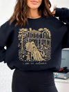 I Am An Autumn Ghost Reading T-Shirt Cozy Fall House Aesthetic