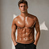 Funny Fake Abs Muscle Body Illusion T-Shirt for Men