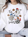 Tis The Season Football Ghost T-Shirt Fall Game Day Sports Fan Apparel