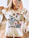 Tis The Season Football Ghost T-Shirt Fall Game Day Sports Fan Apparel