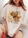 'Tis The Season Cozy Autumn T-Shirt Fall Aesthetic Graphic Tee