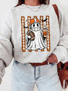 Football Ghost Halloween Coffee Game Day Graphic T-Shirt