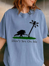 Anti-Surveillance Raccoon Don't Spy On Me T-Shirt Privacy Rights Graphic Tee