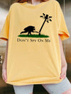 Anti-Surveillance Raccoon Don't Spy On Me T-Shirt Privacy Rights Graphic Tee