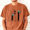 Worked Hard And Then Died Sarcastic Ghost T-Shirt Dark Humor Burnout Tee