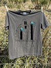 Worked Hard And Then Died Sarcastic Ghost T-Shirt Dark Humor Burnout Tee