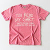 You Read My Shirt That's Enough Social Interaction Funny Introvert Crewneck Sweatshirt