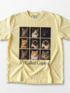 It's Called Coping Martini Cat T-Shirt Funny Meme Humor Tee for Pet Lovers