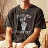 Never Skip Finger Day Funny Gym Humor Sweatshirt Gift for Men