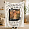 [Made-to-Order] Personalized Pet Memorial Photo Blanket Custom Dog Remembrance Gift Snuggle This Blanket