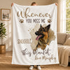 [Made-to-Order] Personalized Pet Photo Snuggle Fleece Blanket Loss Memorial Gift