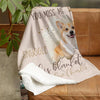 [Made-to-Order] Personalized Pet Photo Snuggle Fleece Blanket Loss Memorial Gift