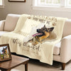 [Made-to-Order] Personalized Pet Photo Snuggle Fleece Blanket Loss Memorial Gift
