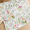 [Made-to-Order] Child of God Custom Name Bible Verse Blanket Floral Scripture Throw Personalized Christian Gift