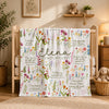 [Made-to-Order] Child of God Custom Name Bible Verse Blanket Floral Scripture Throw Personalized Christian Gift