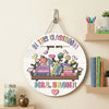 In This Classroom You Are Affirmations Round Wooden Hanging Sign Personalized Teacher Decor