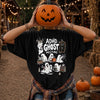 ADHD Ghost Meeting Agenda Tee Funny Neurodivergent Halloween Shirt