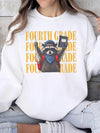 Fourth Grade Custom Raccoon Back To School T-Shirt for Teachers and Students