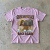 Guess Who's Back Back Again Funny Retro Jesus Parody Tee for Music Fans
