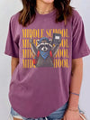 Middle School Raccoon T-Shirt Custom Grade Level Back To School Graphic Tee