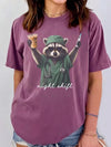 Night Shift Nurse Raccoon Tee Funny Medical Worker Shirt