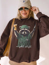 Night Shift Nurse Raccoon Tee Funny Medical Worker Shirt