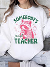 Somebody's Feral Teacher Shirt Funny Raccoon Back to School Tee Educator Gift