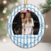 Besties Forever Custom Photo Round Ceramic Ornament Personalized Friendship Gift