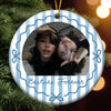 Besties Forever Custom Photo Round Ceramic Ornament Personalized Friendship Gift