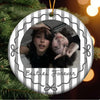 Besties Forever Custom Photo Round Ceramic Ornament Personalized Friendship Gift