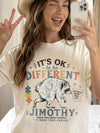 It's OK To Be Different Custom Name Tee Autism Awareness Raccoon Shirt
