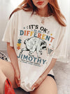 It's OK To Be Different Custom Name Tee Autism Awareness Raccoon Shirt