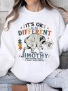 It's OK To Be Different Custom Name Tee Autism Awareness Raccoon Shirt