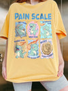 Dinosaur Pain Scale Chart T-Shirt Funny Medical Humor Nurse Gift
