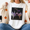 Girls Will Be Girls Witch Cat T-Shirt Spooky Season Halloween Fall Apparel