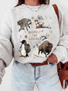 Respect the Locals T-Shirt Funny Wildlife Graphic Tee for Outdoors and Camping