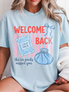 Welcome Back Cold Pack Funny School Nurse T-Shirt for Back to School Staff
