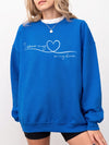 I Wear My Heart On My Sleeve Custom Mom Hoodie Personalized Family Name Sweatshirt