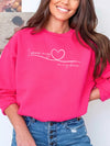 I Wear My Heart On My Sleeve Custom Mom Hoodie Personalized Family Name Sweatshirt