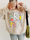 Fri YAY! Friday Humor Teacher Tee Gift for Back to School