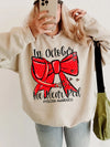 In October We Wear Red Dyslexia Awareness Tee